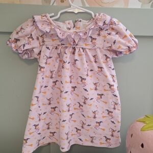 Smockingbird Size 3 Or 3t Halloween Witch Smocked Vintage Style Dress
